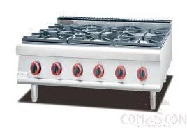 Ag700-Series Hot Sales Counter Top 6-Burner  Gas Range