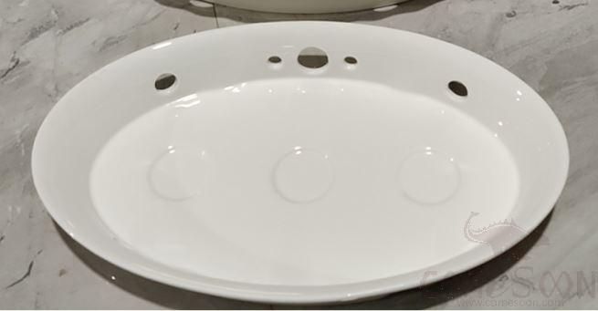 G157 Series 14" Fish Plate Stovetop  - White