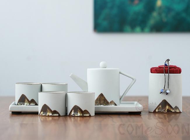 Chinese Tea Pot Set 7 Pcs Set