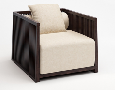 Ash Log Single Sofa, 85*77*73cm
