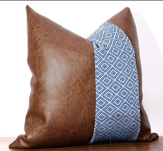 Throw Pillow,
Cotton+ Pu.
45*45cm