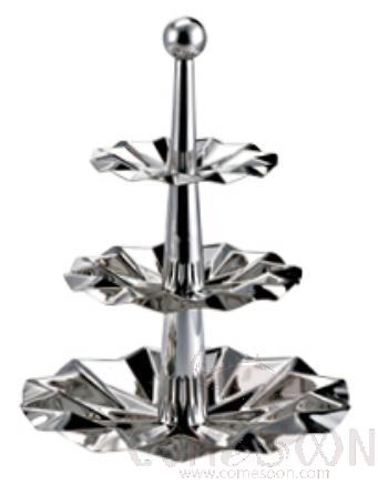 Jjl Series-Three Layers Flower Fruit Stand  165/210/300*380mm, S/s 304