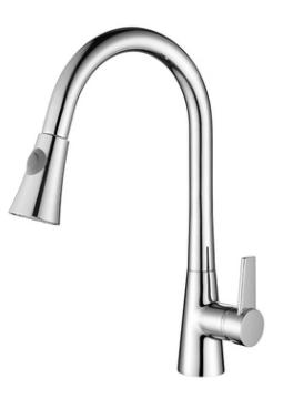 Pull Kitchen Faucet-Brass
