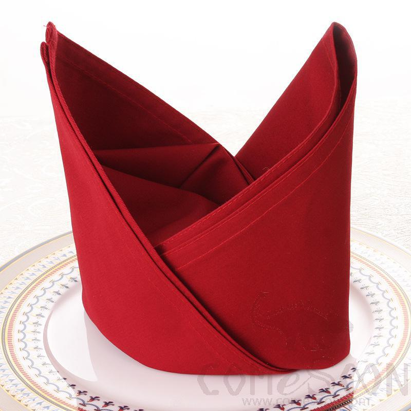Napkin,Deep Red,100% Cotton