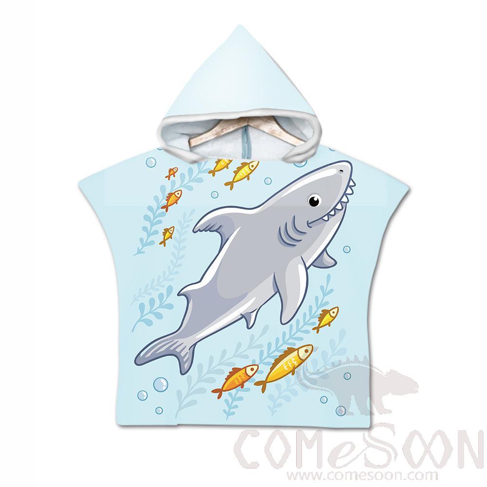 Kid's Cape Beach Towel, Microfiber, 60*80cm