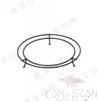 No. 21 Plate Wire Frame, Spray Painted Black, Mf, Outer Ring Diameter 360*Inner Ring Diameter 296mm