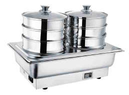 7055 Series-Rectangle Chafng Dish with Steamer (W/ Digital Temperature Control) product image
