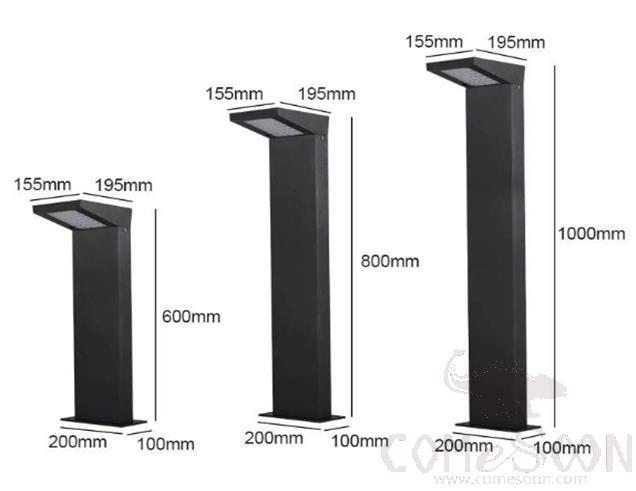 Pillar Lights, L20*W10*H80 cm
