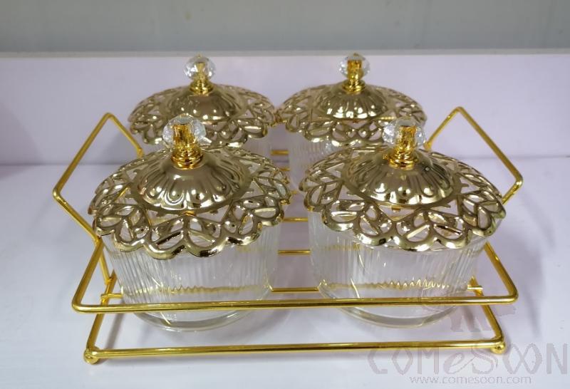 Glass Snack Plate