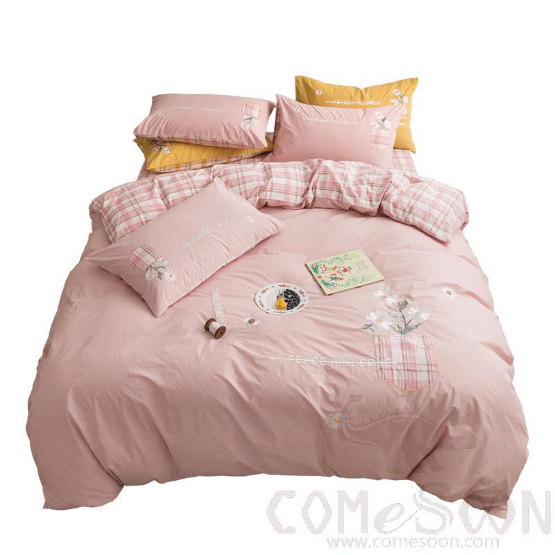 Bed Linens, Cotton, 4 Piece Set(for W150&180 cm Bed)