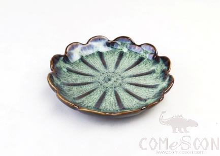 Mist Green 4.5" Sunflower Plate