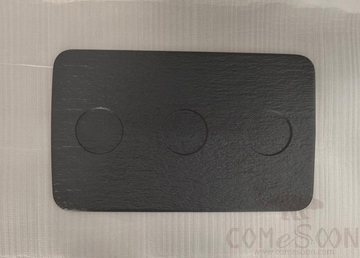 20118 Series 12" Serving Plate - Matte Black