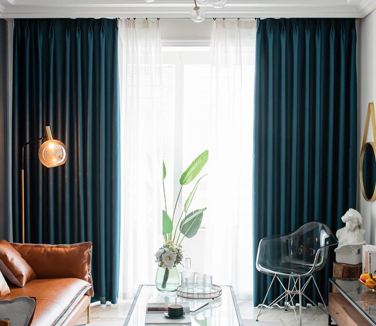 Embossed Satin Curtain Fabric