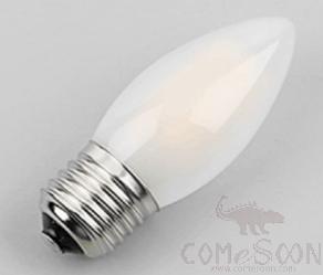 Lamp filament C-35, 4w, E27 matte