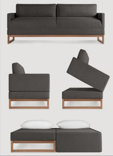 Sofa Bed-203*76*76cm-Grv-101 product image