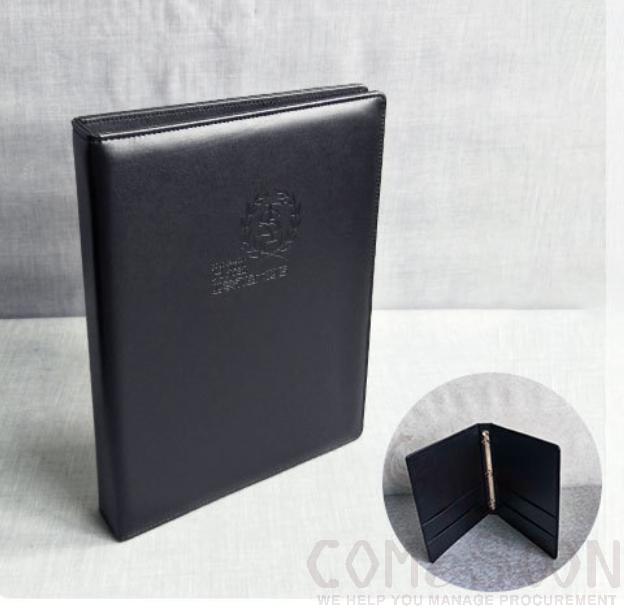 Service Directory Holder, Black Pu Leather, 240*320*45mm