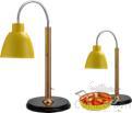 Marble Base Yellow Steel Marquise Gold Plated Heat Preservation Lamps, 220v/250w, 500x280x870mm/base Φ280mm
