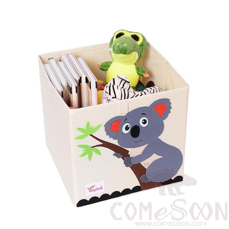 Linen Storage Basket-33*33*33cm, Waterproof Coating Canvas Linen+ Mdf Insert