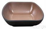 6.5" " Square Plate, Black Brown, Mf, 171*165*50mm product image