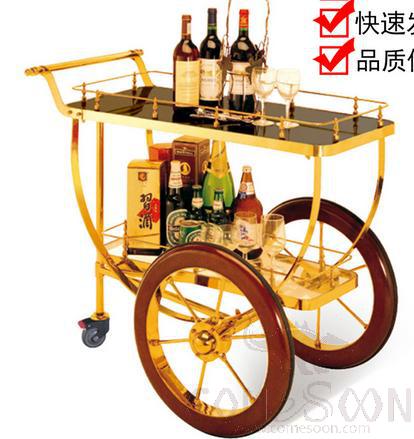 Ss201 Cart, Ss201+ Tempered Glass, 90*58*83cm