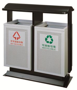 Outdoor Trash Can, Stoving Varnish, L850 * W400 * H1000mm product image