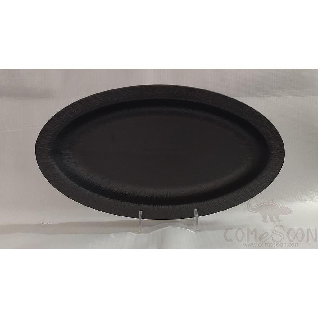20118 Series 16.5" Reverse Edge Fish Plate - Matte Black