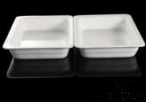 1/2 Rectangular Size Buffet Plate(Tall Body), 33.5*26.5*10cm