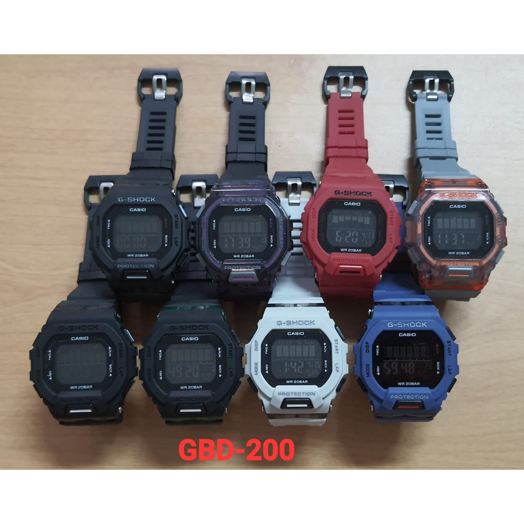 GSHOCK GBD 200 SERIES !!!! JAM TANGAN DIGITAL JAM TANGAN SPORT ANTI AIR JAM TANGAN WANITA JAM TANGAN PRIA