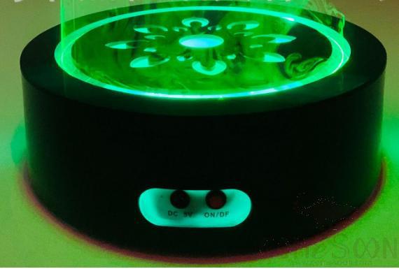 Arabian Hookah Lamp Base-Acrylic, D30*H12cm