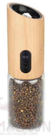 Wooden Usb Rechargeable S/p Mill