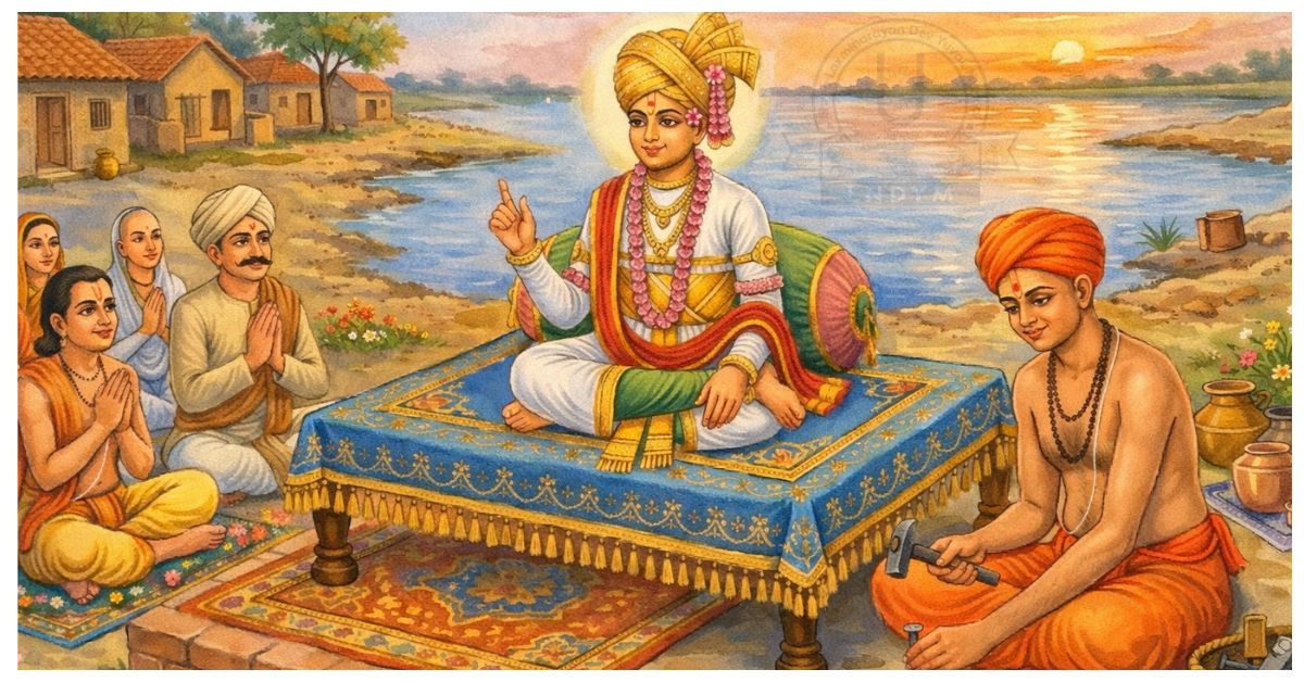 Nishkulanand Swami marks the location