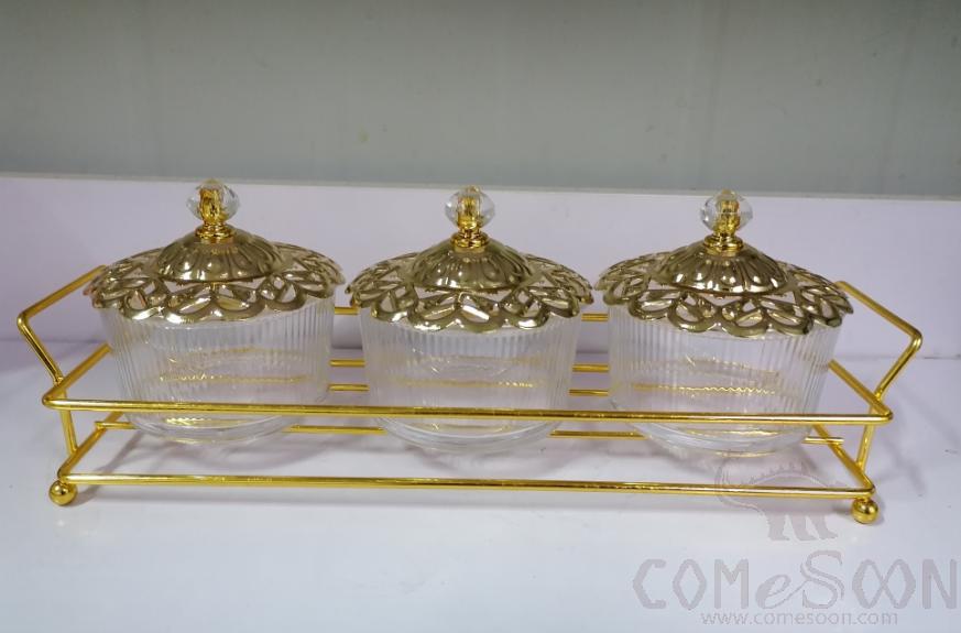 Glass Snack Plate