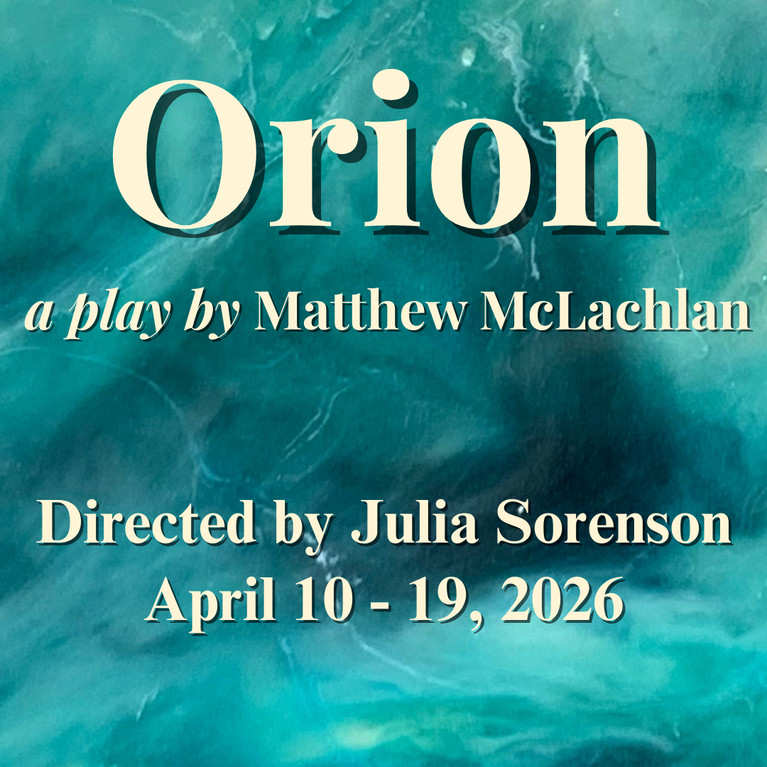Promotional image for Orion at Flowertown Players in Summerville SC.