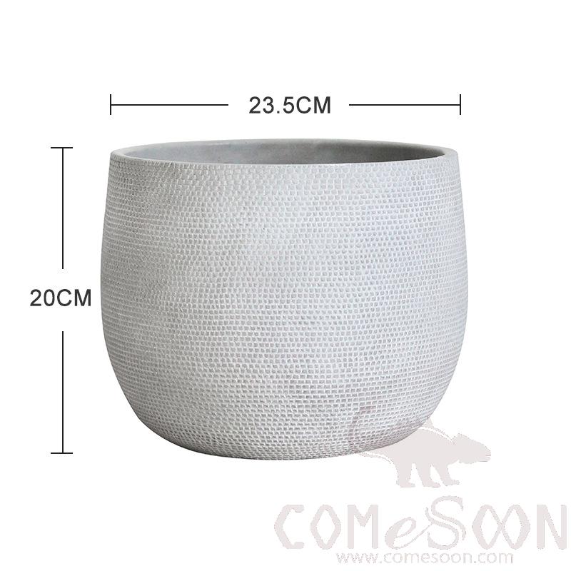 Vase, Concrete, Φ23.5*H20cm