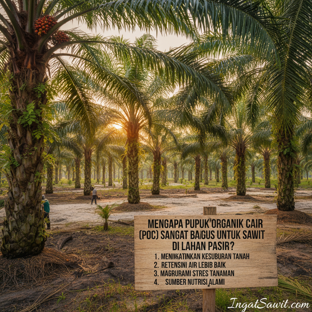 Mengapa Pupuk Organik Cair (POC) Sangat Bagus untuk Sawit di Lahan Pasir?