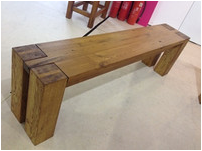 European Solid Wood Bench