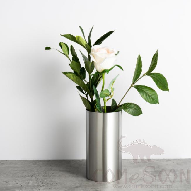 SUS 304 Vase, Φ9*H20cm, Matt Finish
