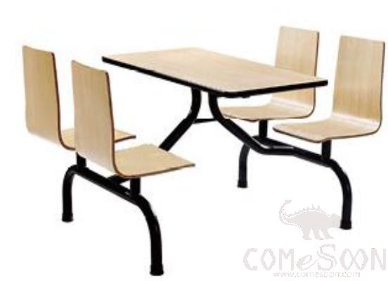 Canteen Table & Chair-Iron Frame 1200*1600*750mm