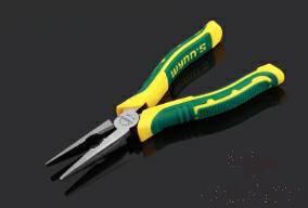 Long Nose Pliers 6", Cr-v Chrome Vanadium Steel+ PP & Tpr Handle