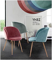 Ynez Velvet Ines Dining Chair