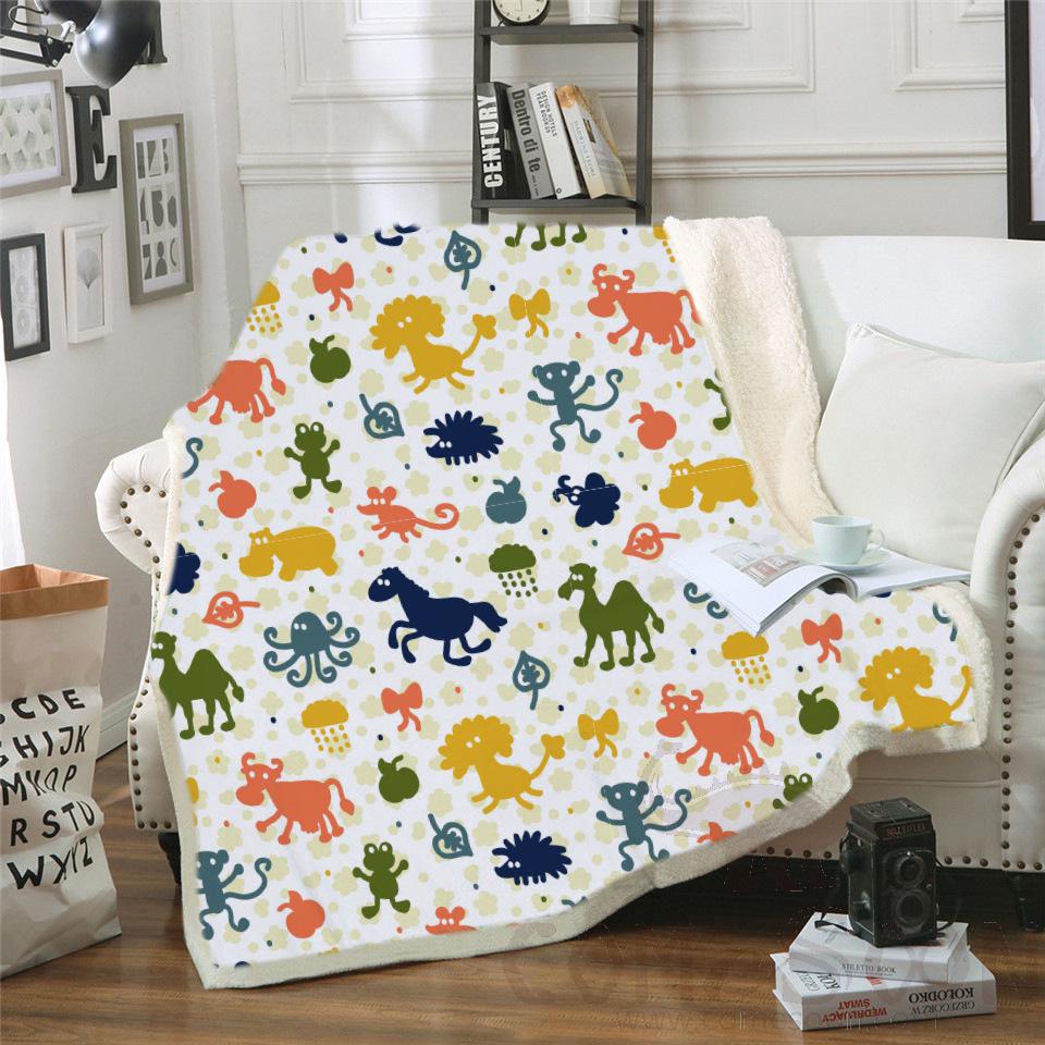 Cartoon Blanket, Crystal Velvet, 150*130cm