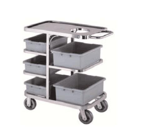 Stainless Steel Cleaning Trolley