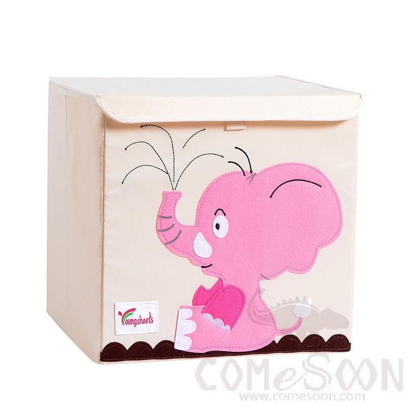 Linen Storage Basket-33*33*33cm, Waterproof Coating Canvas Linen+ Mdf Insert