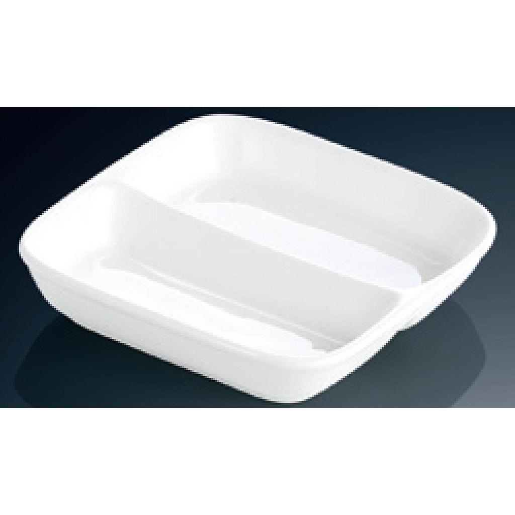 Yy Series- Sauce Dish 3.5" Square Two Compartment