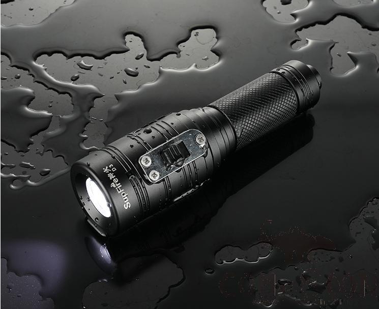 Diving Bright Flashlight, Aluminum Alloy, 10w, Ipx8