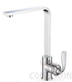 Rotating hot and cold laundry faucet-brass
