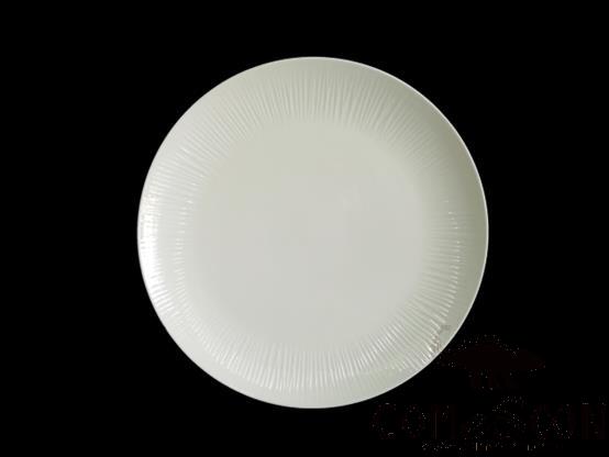 Customized Ray Series 10.25" Shallow Plate W/Logo, Φ26.7*H2.7cm