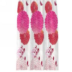Printed Cloth Shower Curtain-Hydrangea, Polyester, L180* W200cm