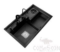 Double Bowl Counter Sink, L75*W50 cm