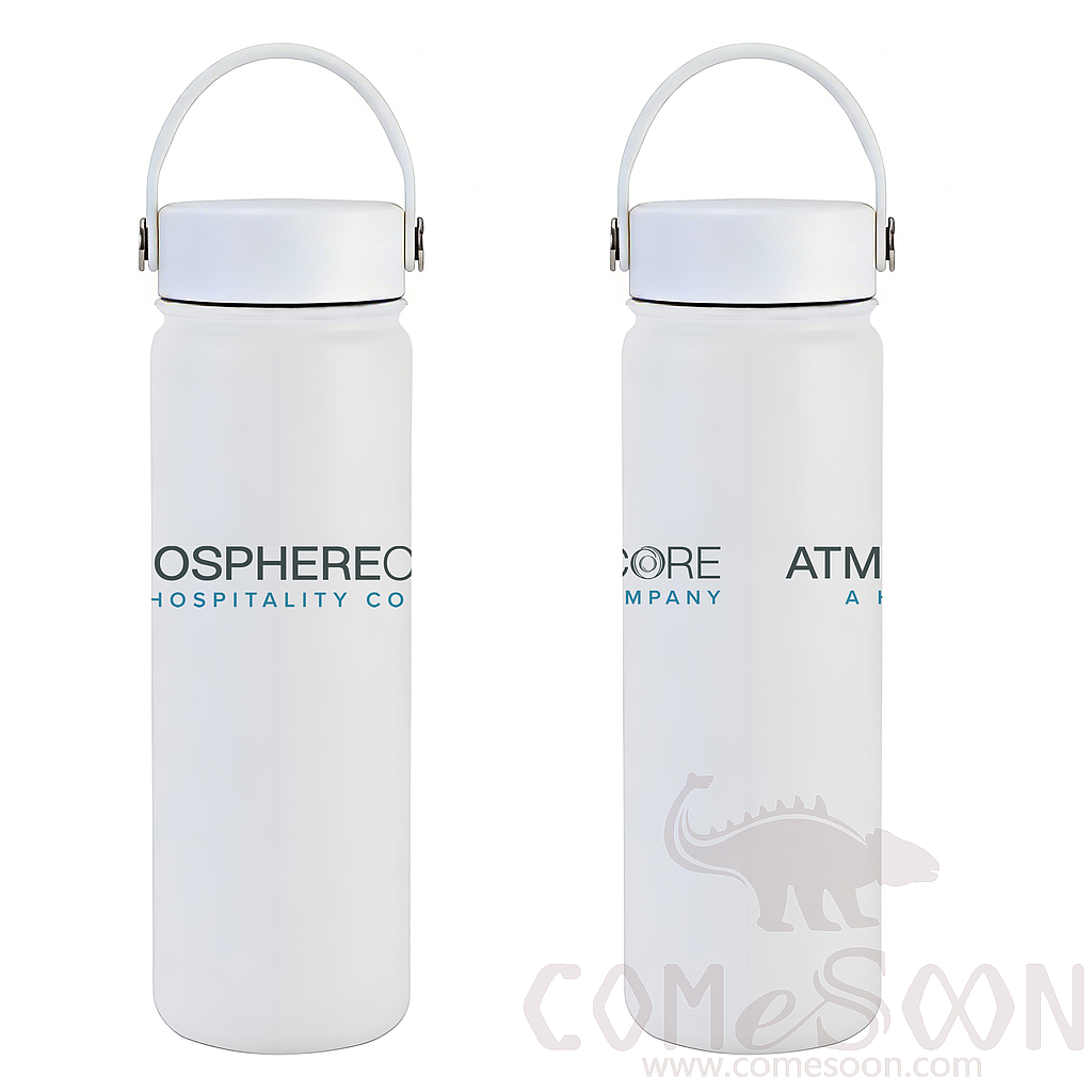 S/S Water Bottle with Customized Two Colors Logo, 22 oz